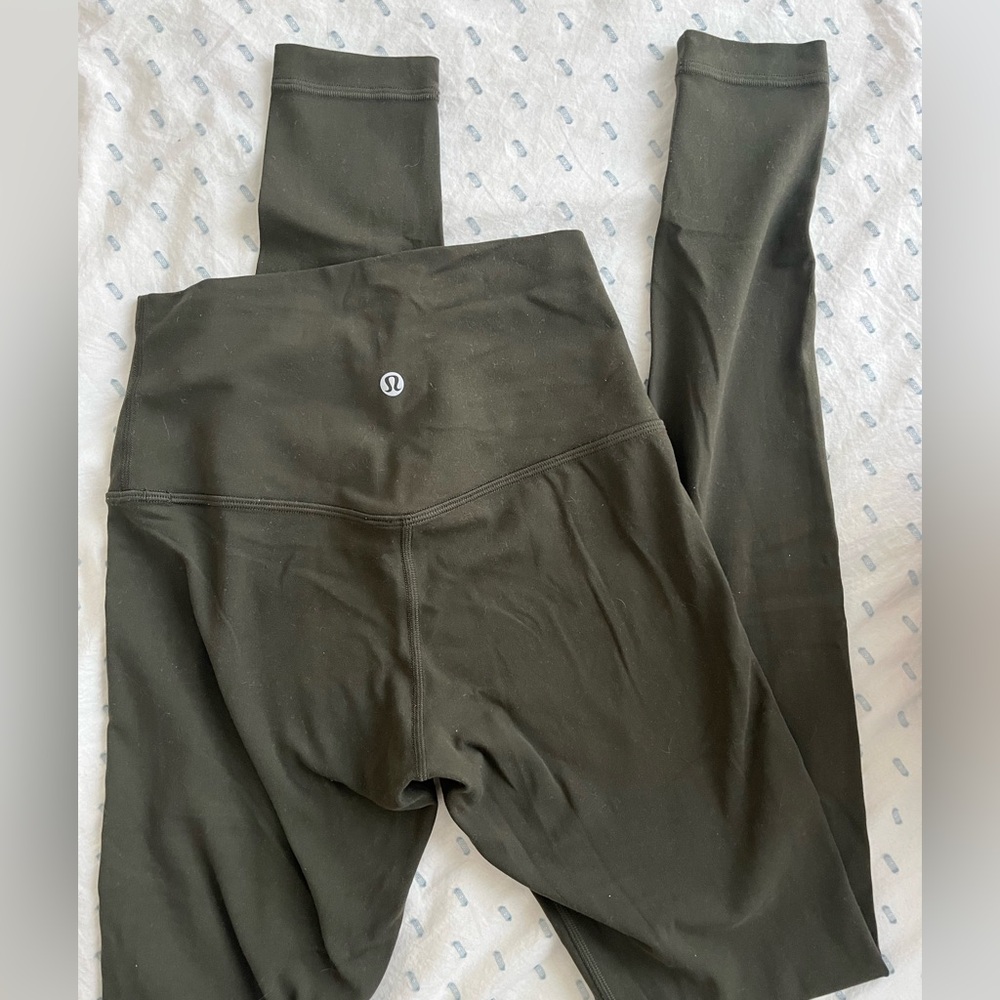 lululemon athletica Olive Green Leggings